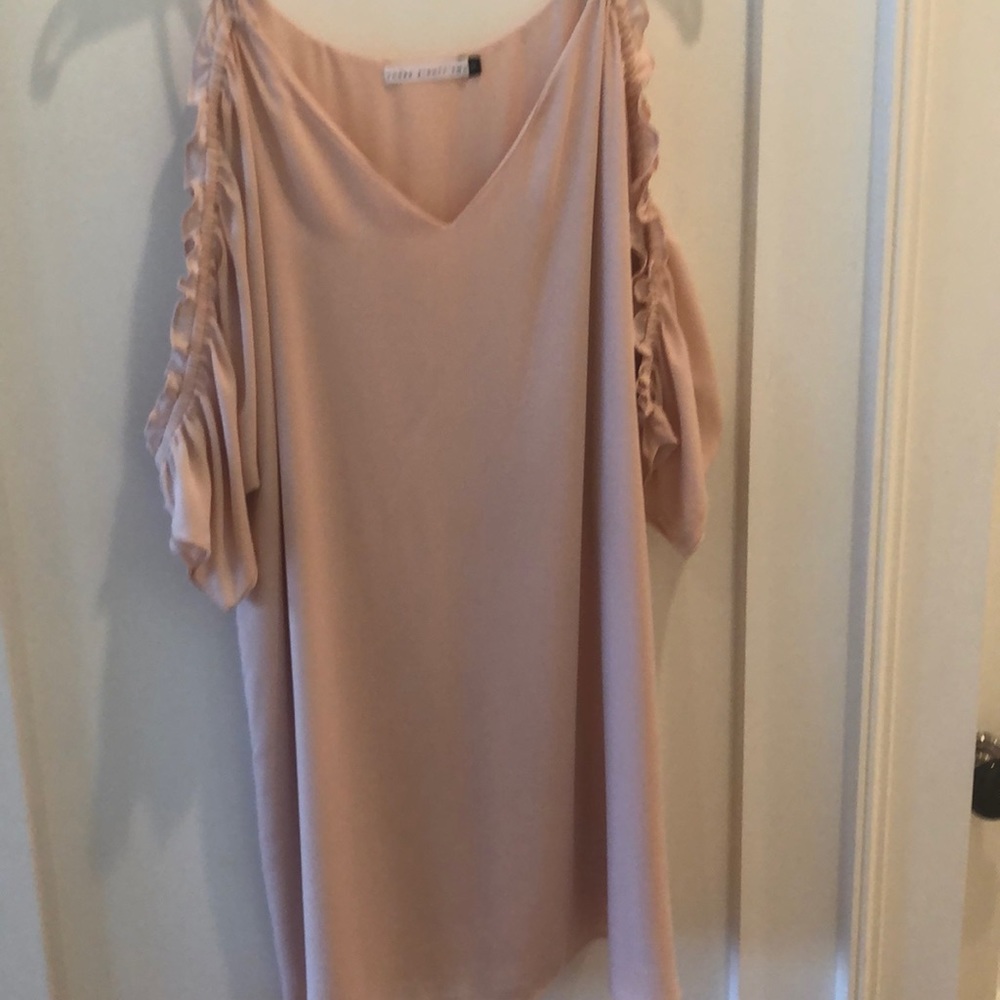 Cold shoulder dress